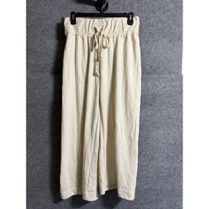 FP Free People Beach Wide Leg Pants Women's Pull On Beach Cotton Small NWOT  P26